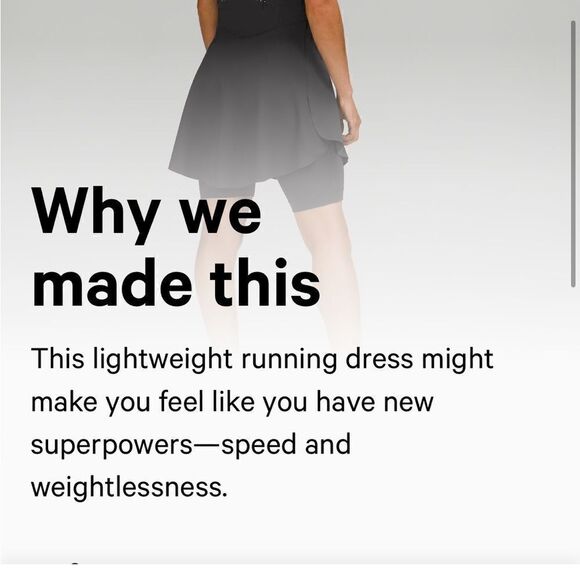 NWT Lululemon running dress Size 2 - Picture 7 of 14